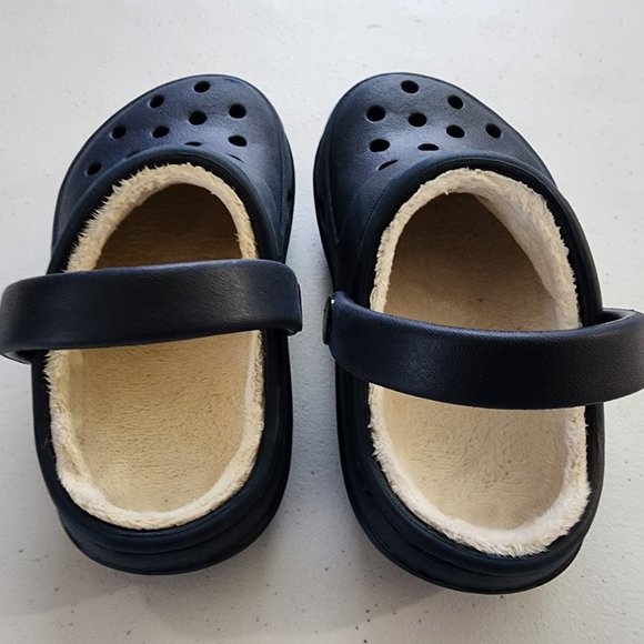 Jibbitz By Crocs Children Sandals C8 Navy Blue. - Picture 6 of 7